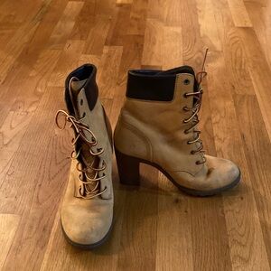 Timberland Women's Brown Lace-Up Boots